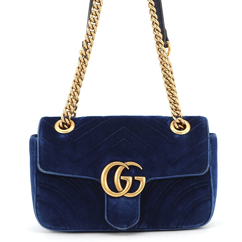 Gucci Gg Marmont Shoulder Bag Velour #334545G65B